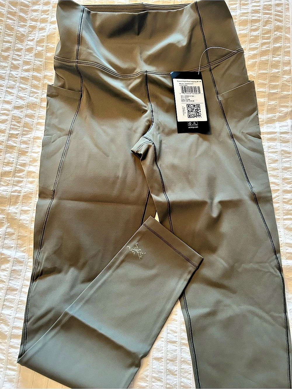NWT Arc'teryx Essent High-Rise Legging 26" Size 6 Forage - NIP $130 MSRP